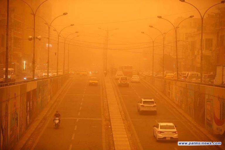 غبار وانخفاض بدرجات الحرارة ابتداءً من الغد